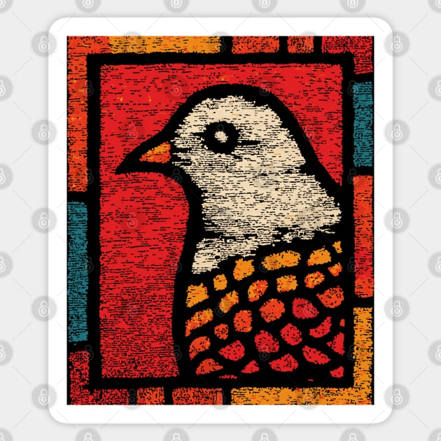 Peace Dove Illustration – Simple Bird Art Design Sticker by TuncGK